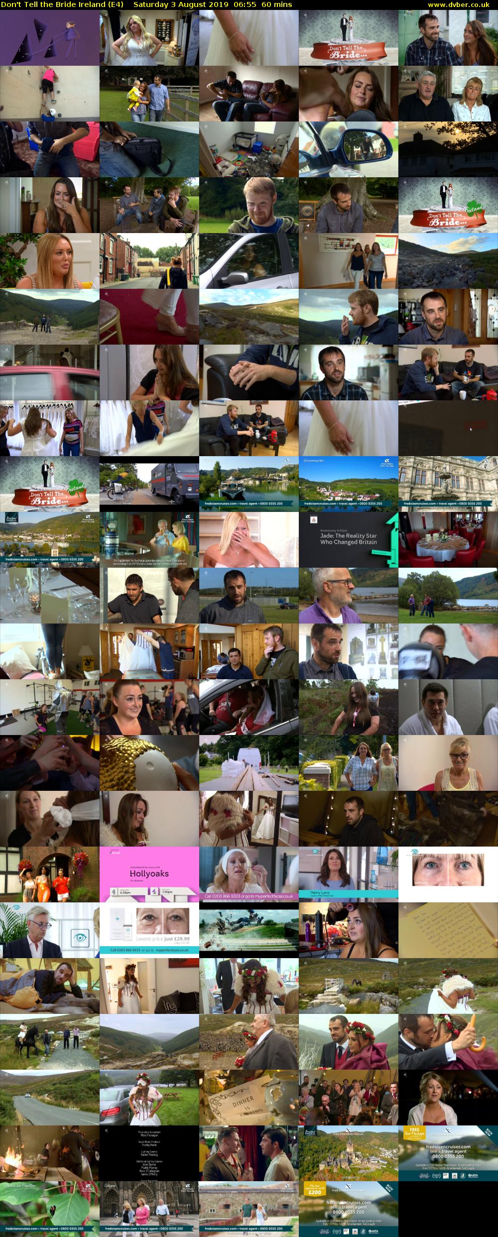 Don't Tell the Bride Ireland (E4) Saturday 3 August 2019 06:55 - 07:55