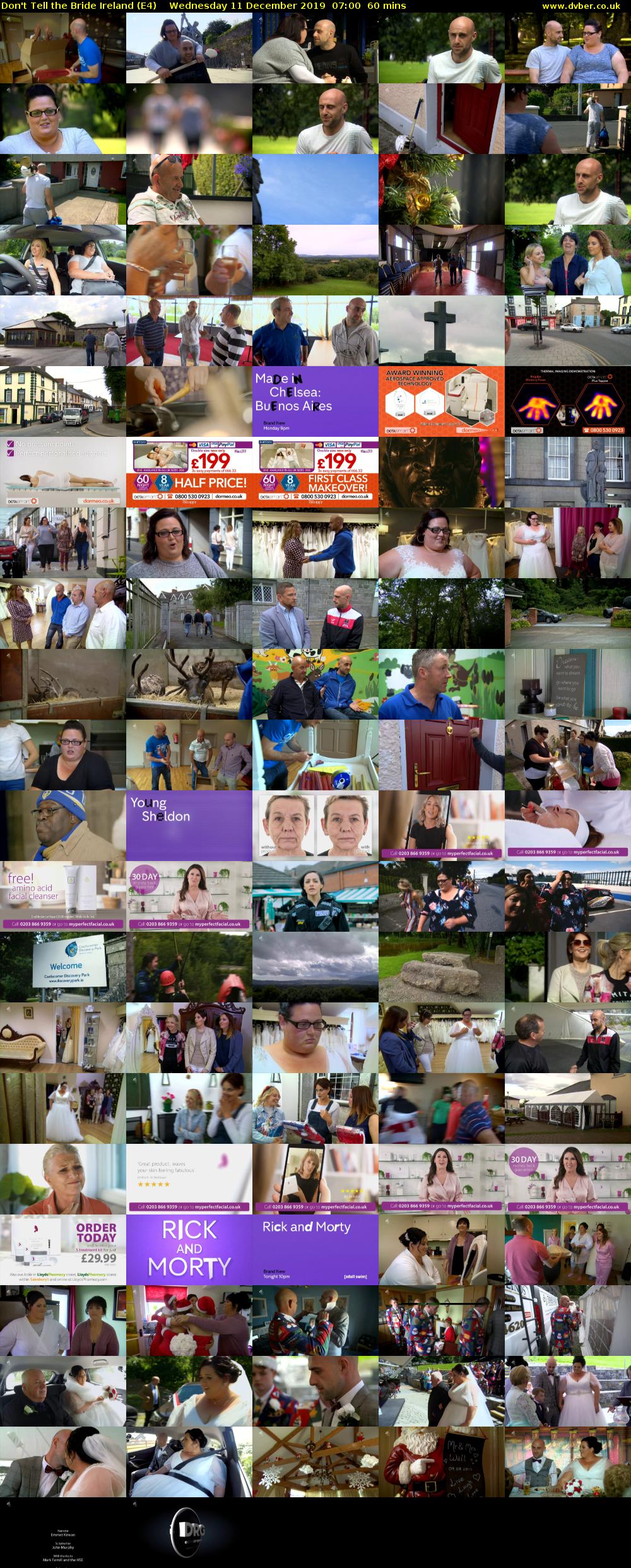 Don't Tell the Bride Ireland (E4) Wednesday 11 December 2019 07:00 - 08:00