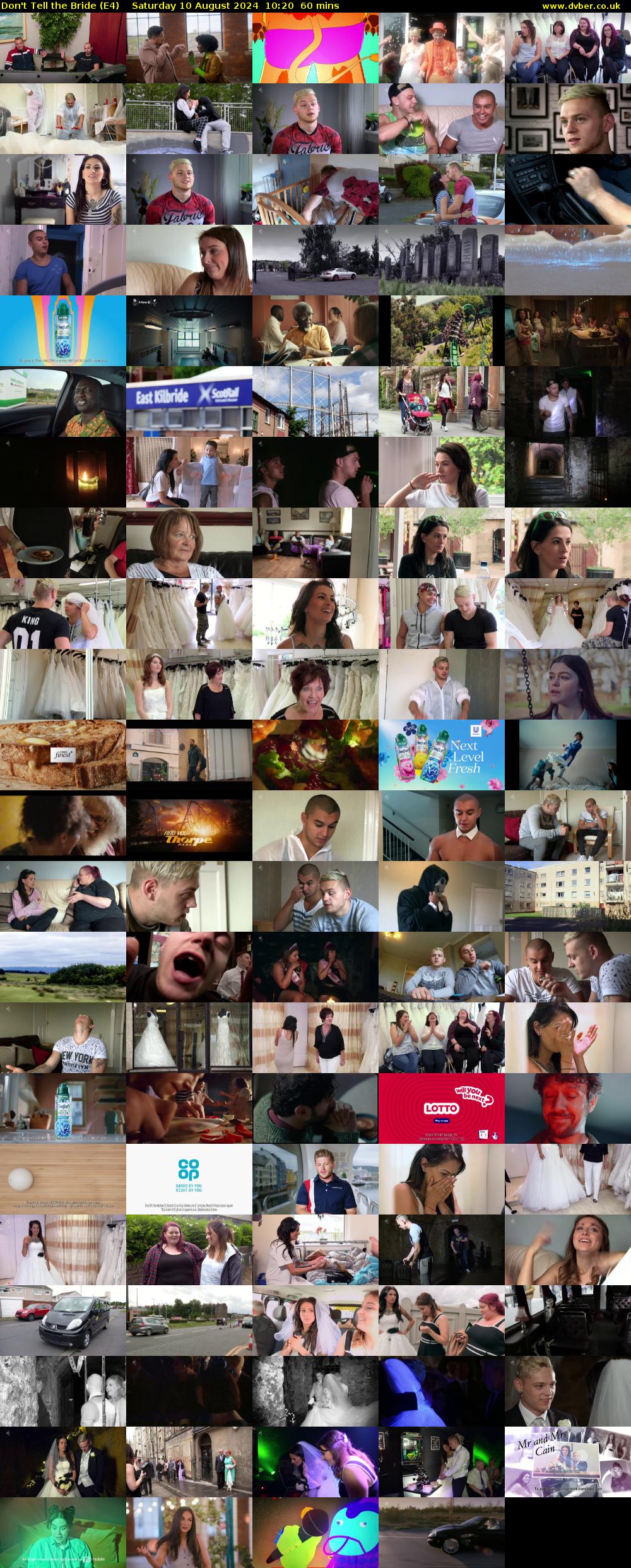 Don't Tell the Bride (E4) Saturday 10 August 2024 10:20 - 11:20