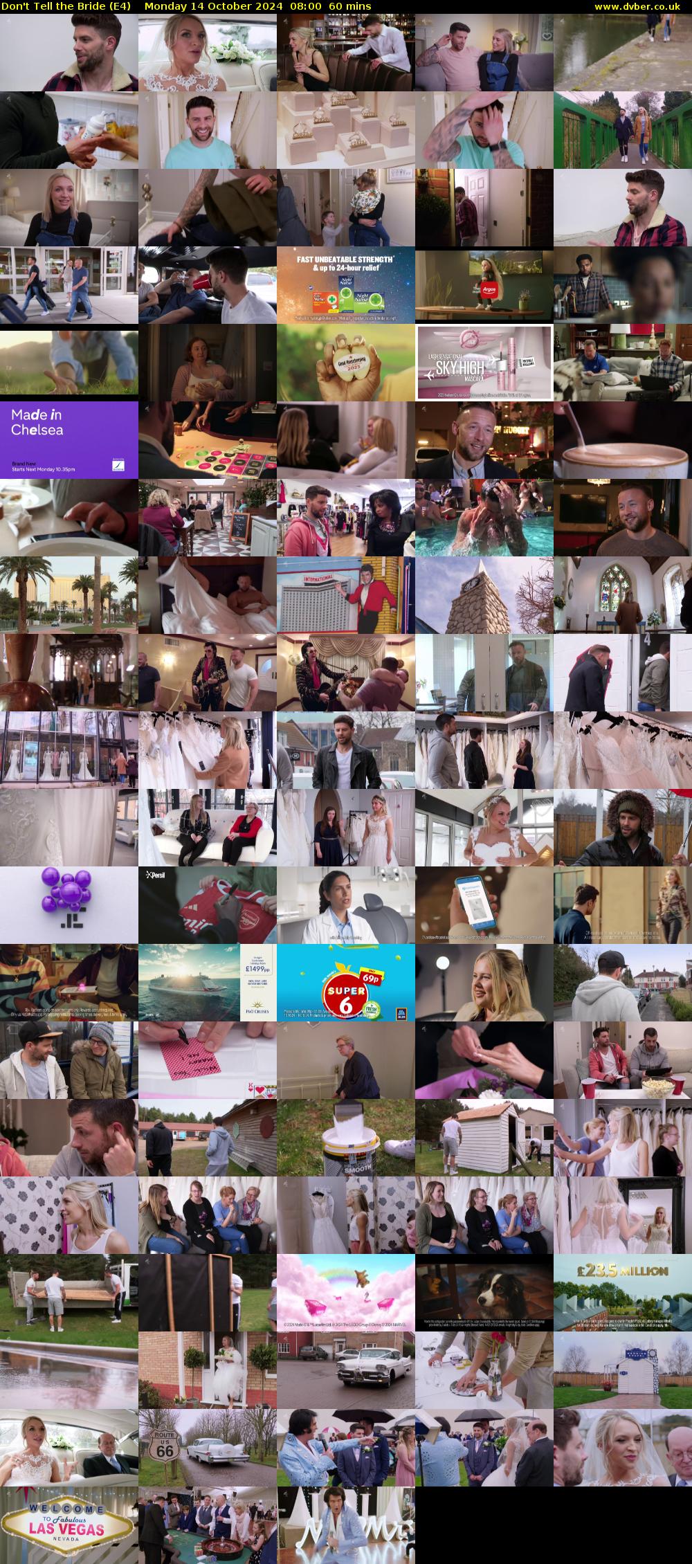 Don't Tell the Bride (E4) Monday 14 October 2024 08:00 - 09:00