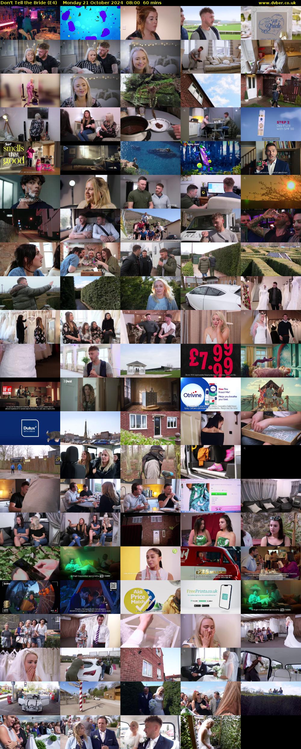 Don't Tell the Bride (E4) Monday 21 October 2024 08:00 - 09:00