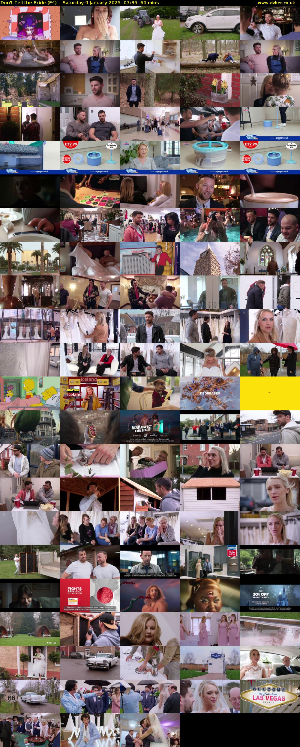 Don't Tell the Bride (E4) Saturday 4 January 2025 07:35 - 08:35