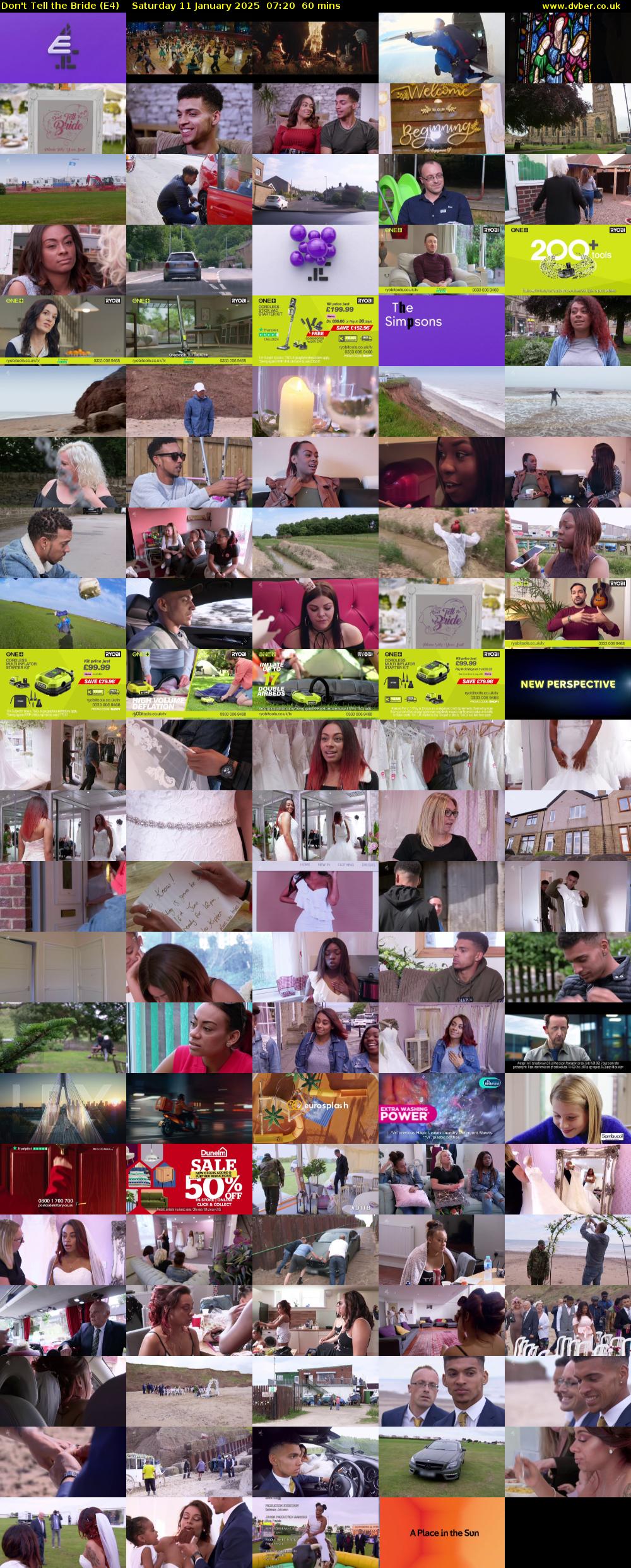 Don't Tell the Bride (E4) Saturday 11 January 2025 07:20 - 08:20