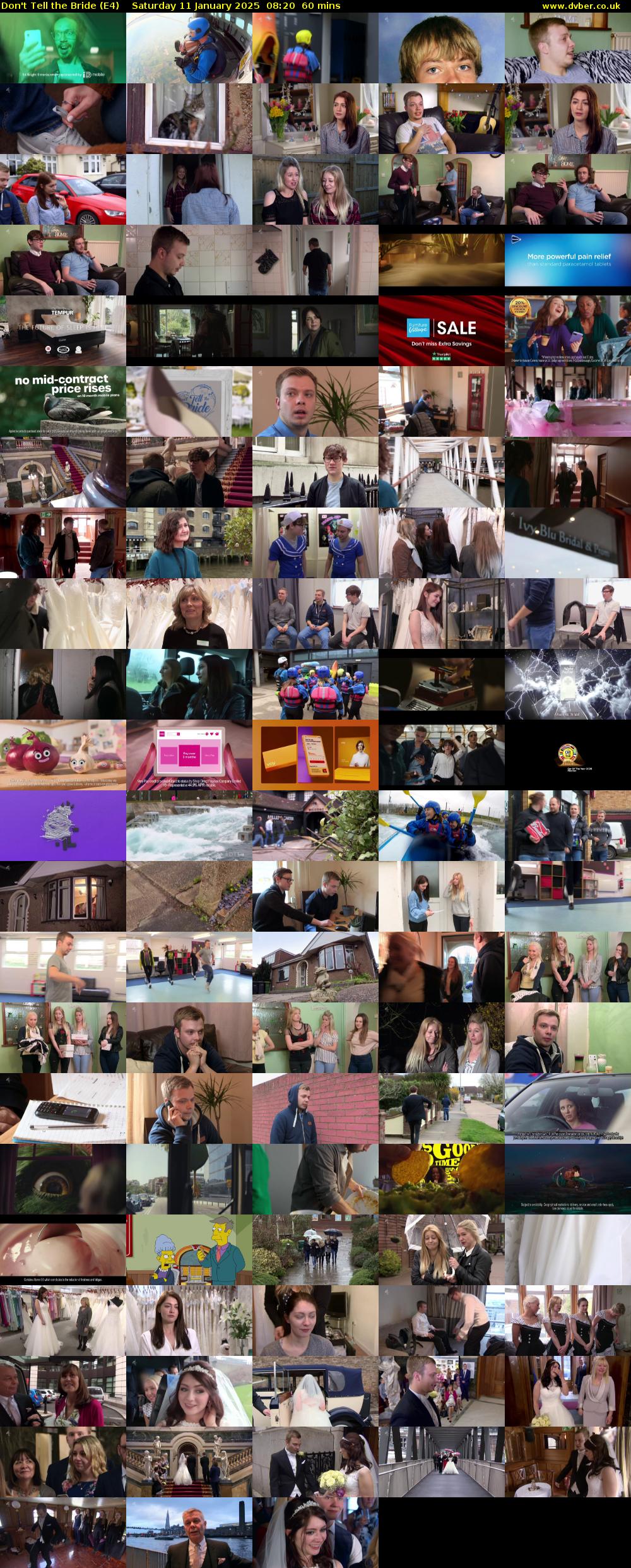 Don't Tell the Bride (E4) Saturday 11 January 2025 08:20 - 09:20