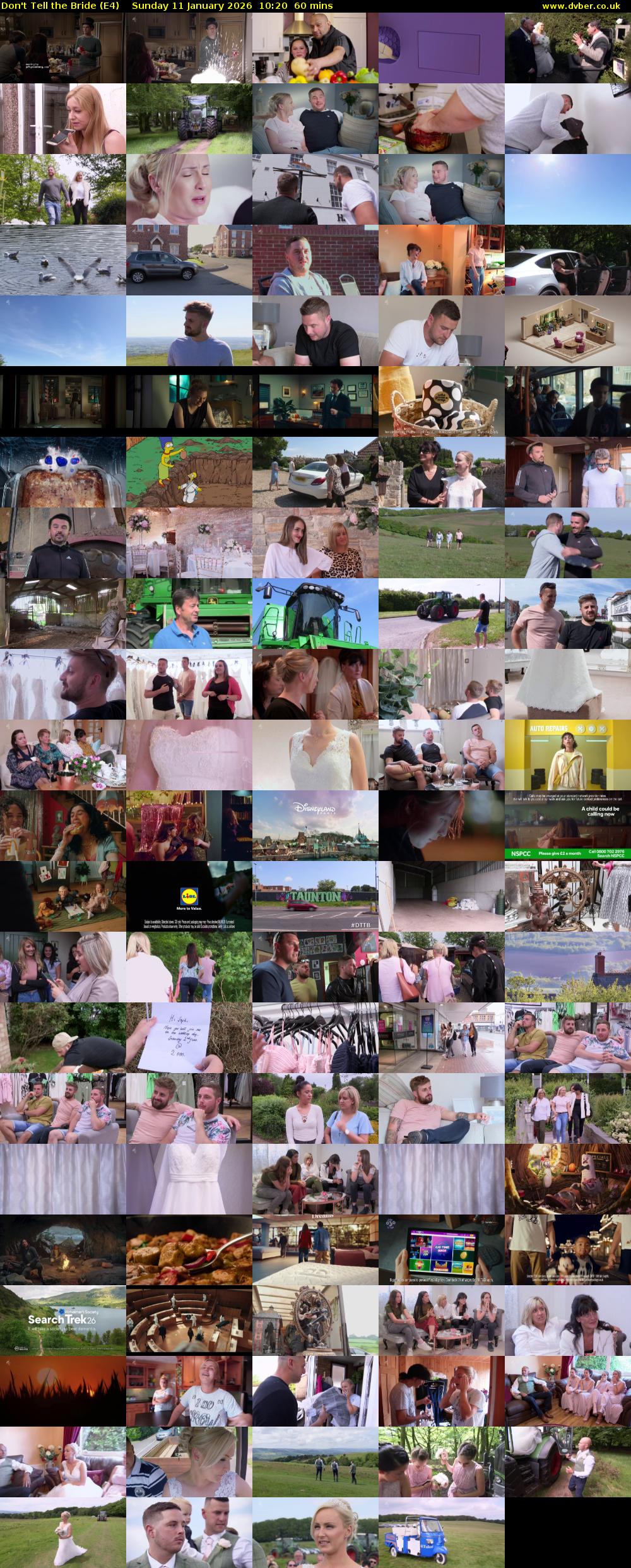 Don't Tell the Bride (E4) Sunday 11 January 2026 10:20 - 11:20