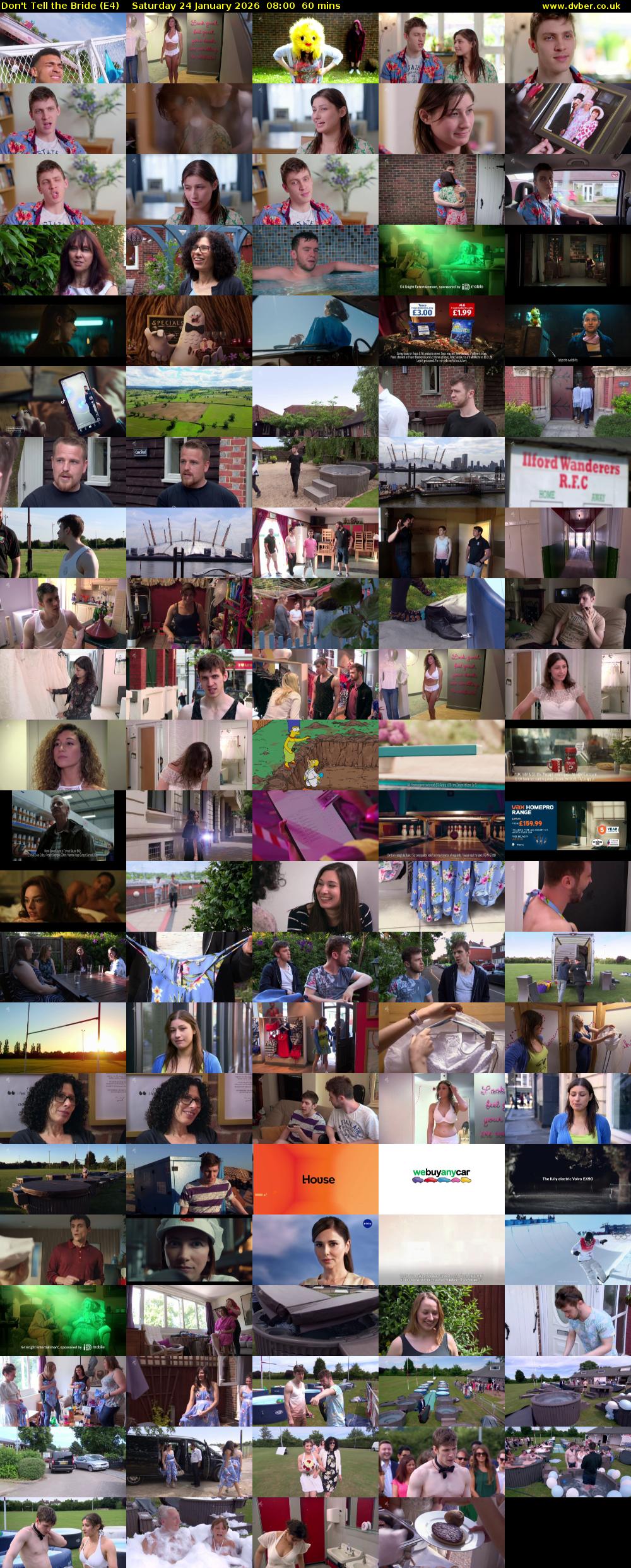 Don't Tell the Bride (E4) Saturday 24 January 2026 08:00 - 09:00