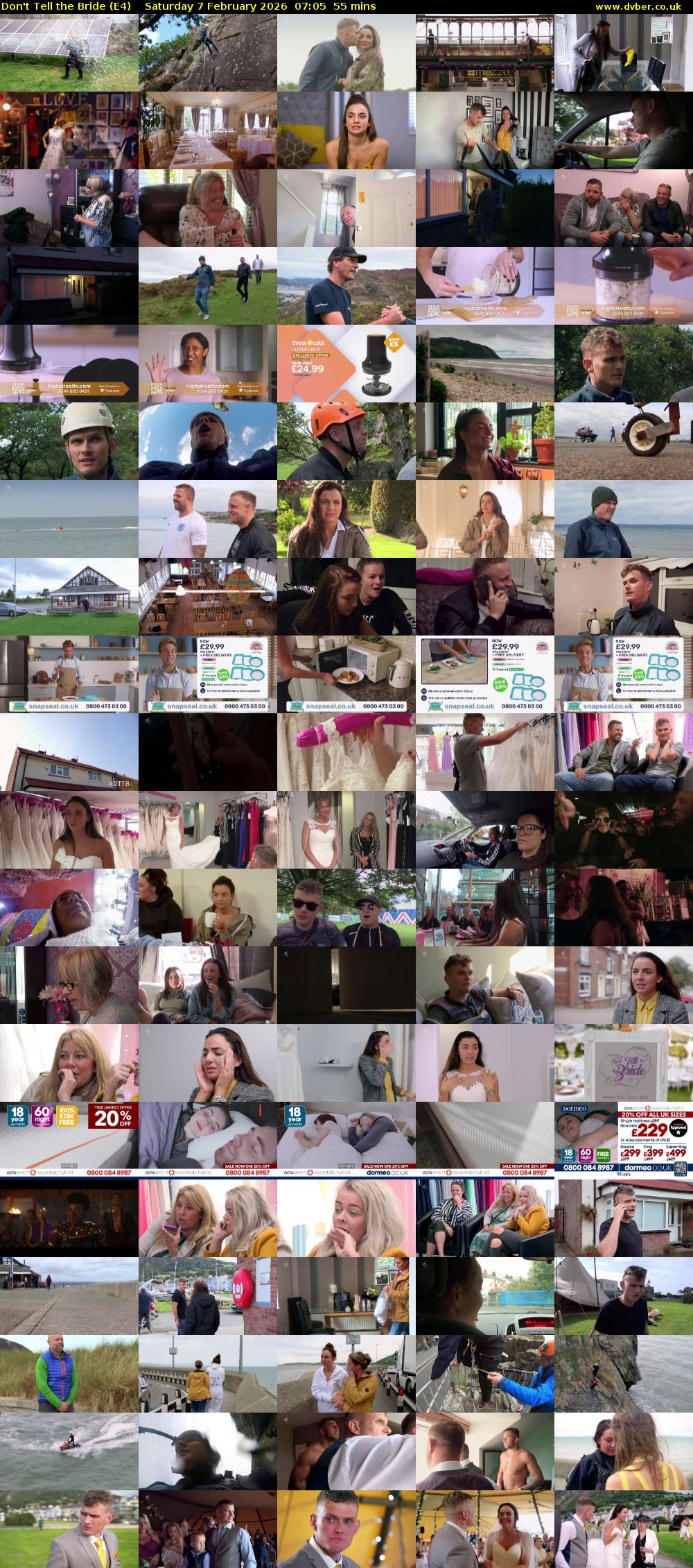 Don't Tell the Bride (E4) Saturday 7 February 2026 07:05 - 08:00