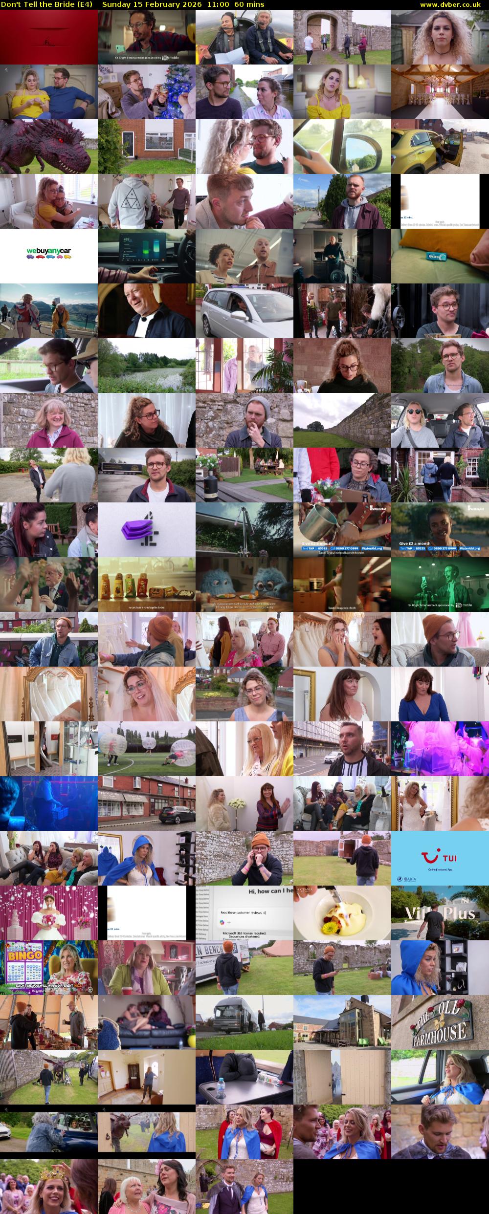 Don't Tell the Bride (E4) Sunday 15 February 2026 11:00 - 12:00