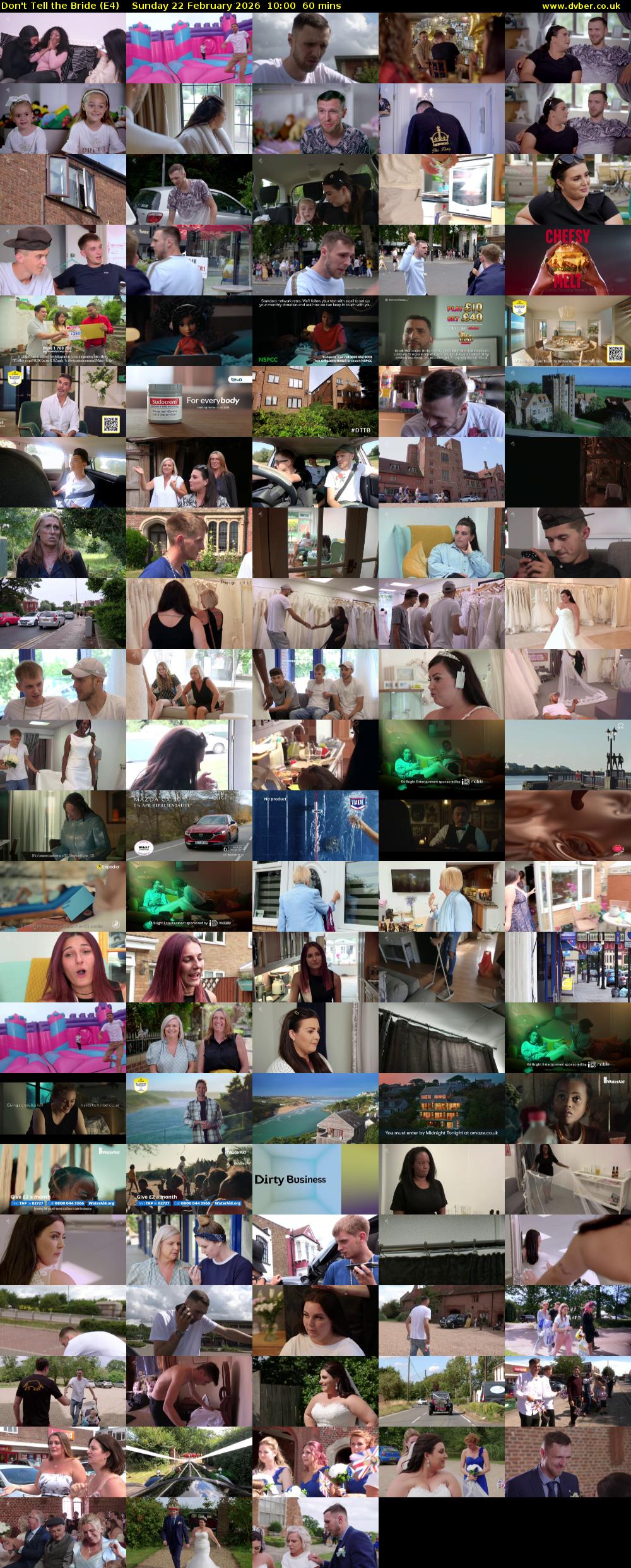 Don't Tell the Bride (E4) Sunday 22 February 2026 10:00 - 11:00