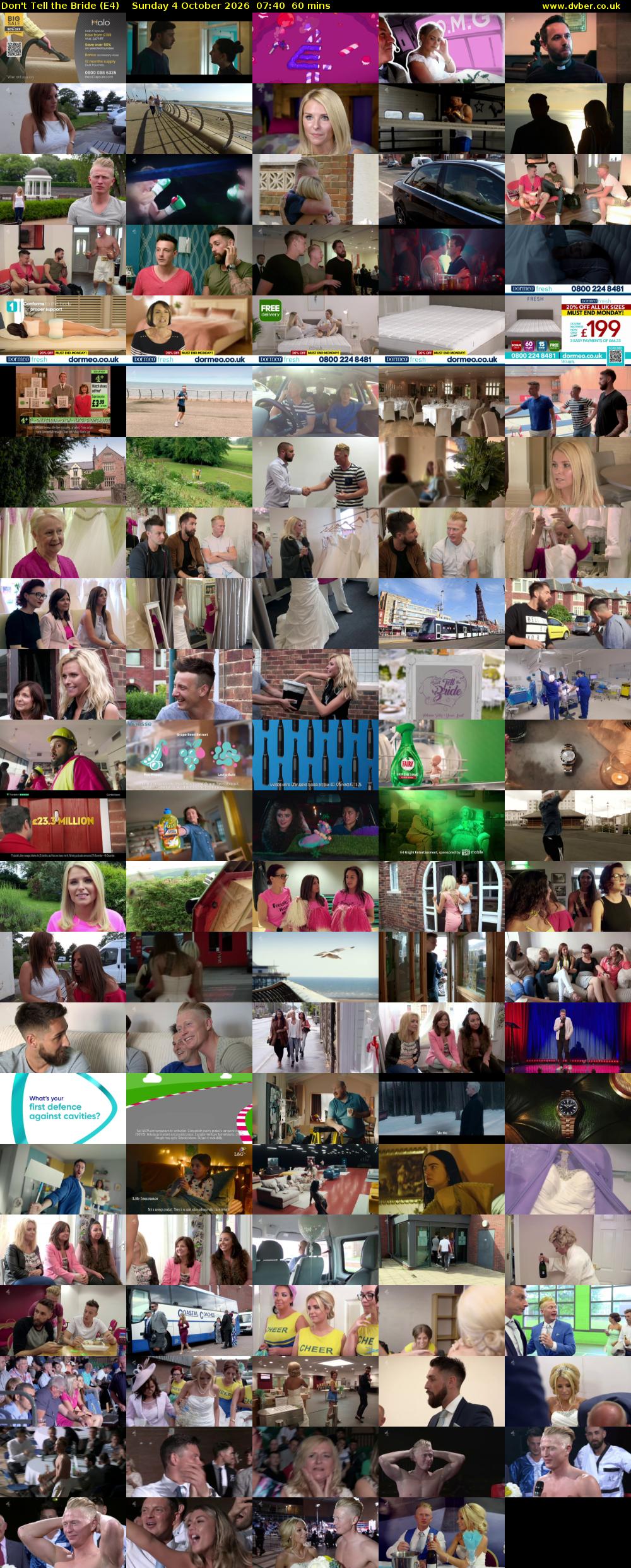 Don't Tell the Bride (E4) Sunday 4 October 2026 07:40 - 08:40