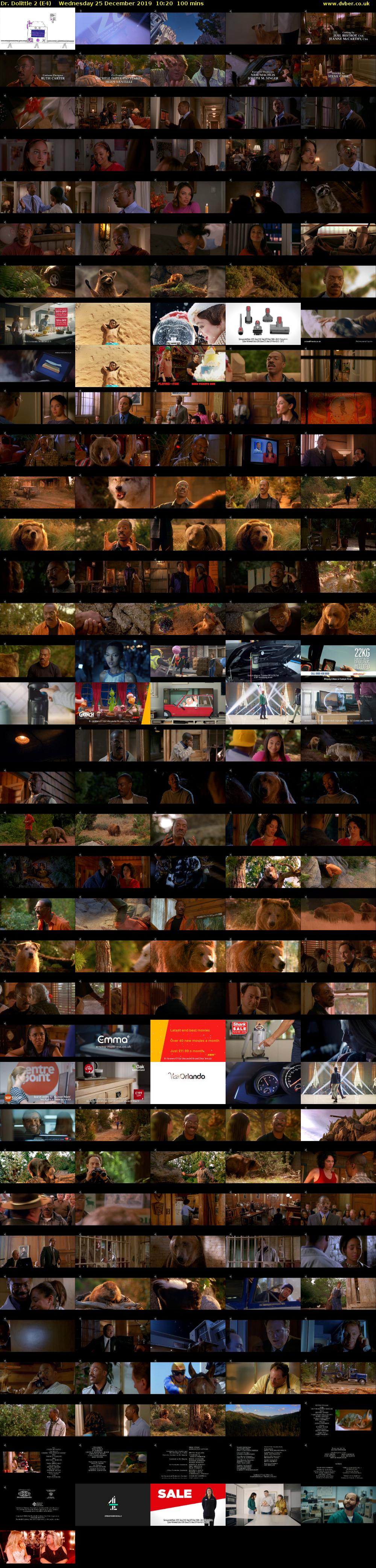 Dr. Dolittle 2 (E4) Wednesday 25 December 2019 10:20 - 12:00