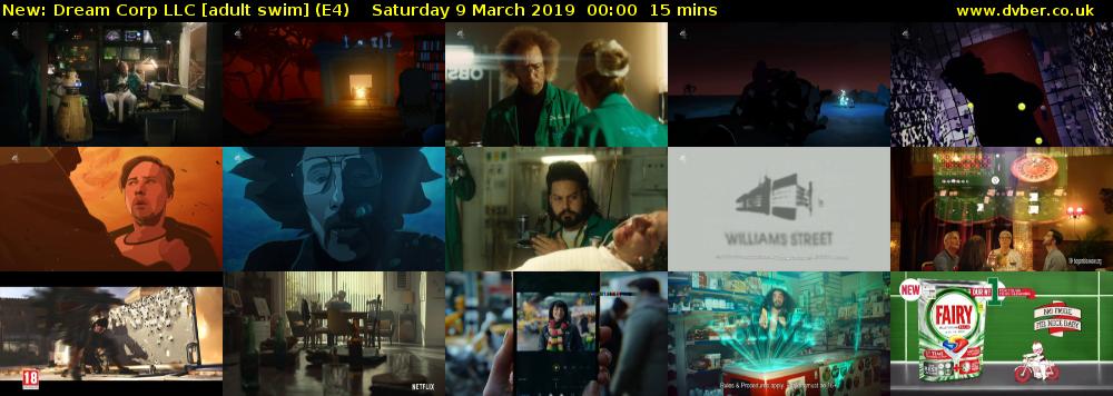 Dream Corp LLC [adult swim] (E4) Saturday 9 March 2019 00:00 - 00:15