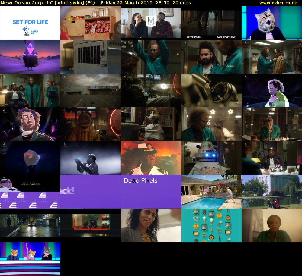 Dream Corp LLC [adult swim] (E4) Friday 22 March 2019 23:50 - 00:10