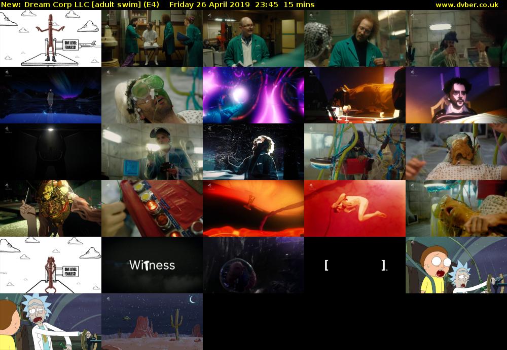 Dream Corp LLC [adult swim] (E4) Friday 26 April 2019 23:45 - 00:00