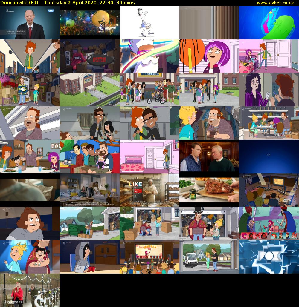 Duncanville (E4) Thursday 2 April 2020 22:30 - 23:00