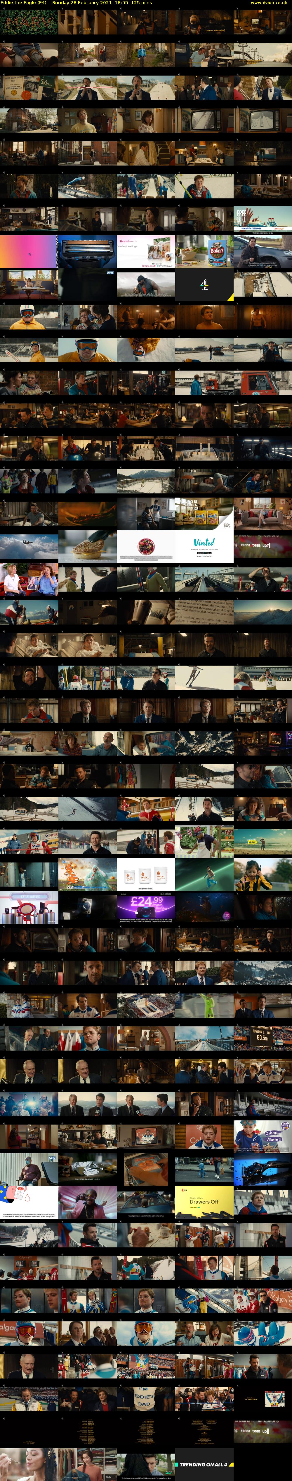 Eddie the Eagle (E4) Sunday 28 February 2021 18:55 - 21:00