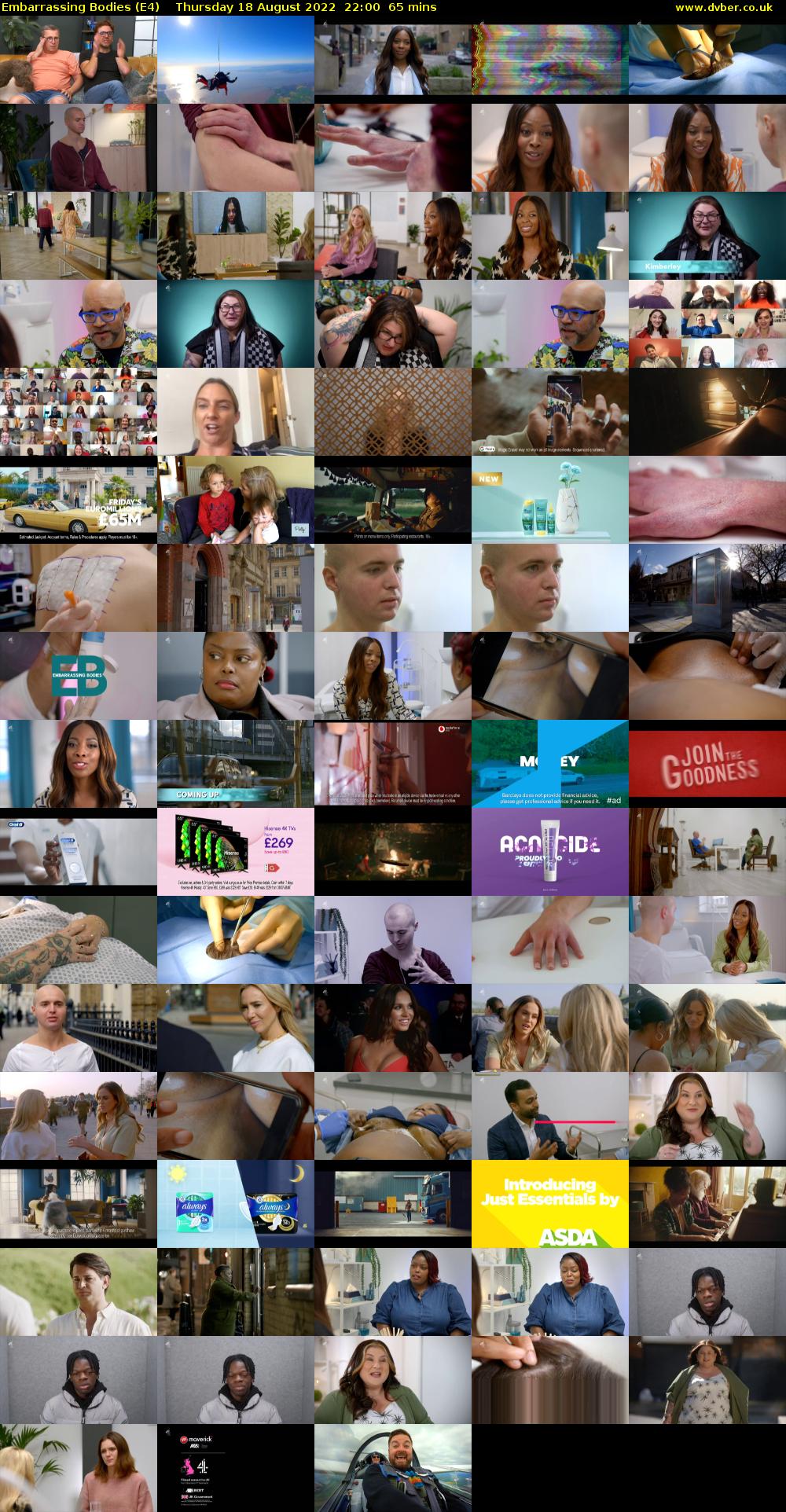 Embarrassing Bodies (E4) Thursday 18 August 2022 22:00 - 23:05