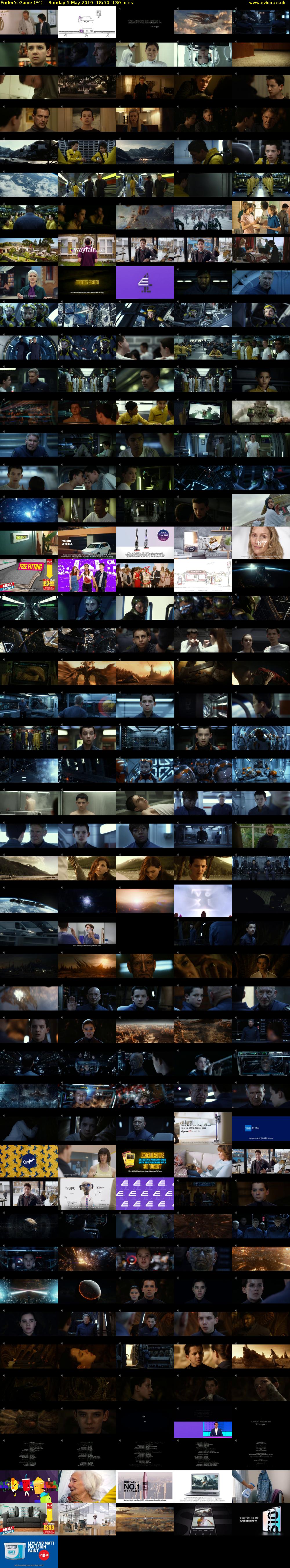 Ender's Game (E4) Sunday 5 May 2019 18:50 - 21:00