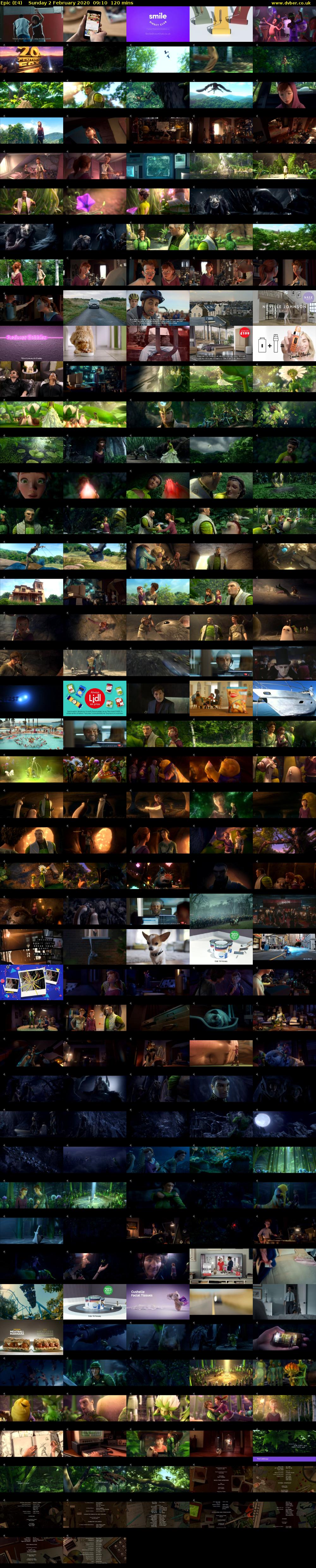Epic (E4) Sunday 2 February 2020 09:10 - 11:10