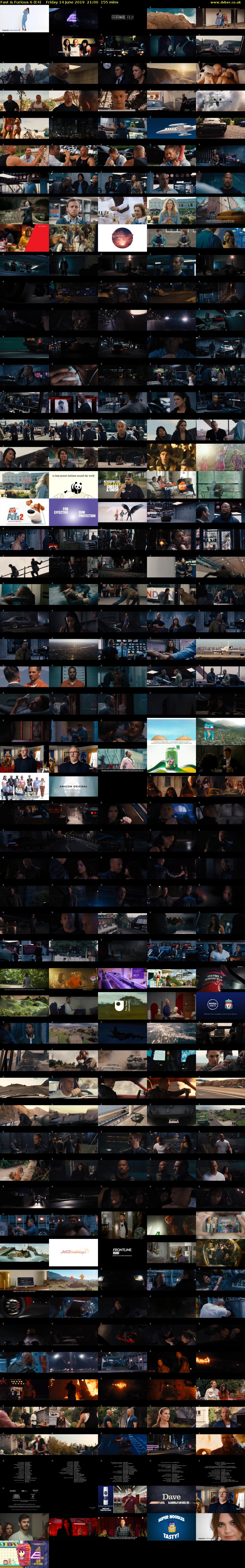 Fast & Furious 6 (E4) Friday 14 June 2019 21:00 - 23:35