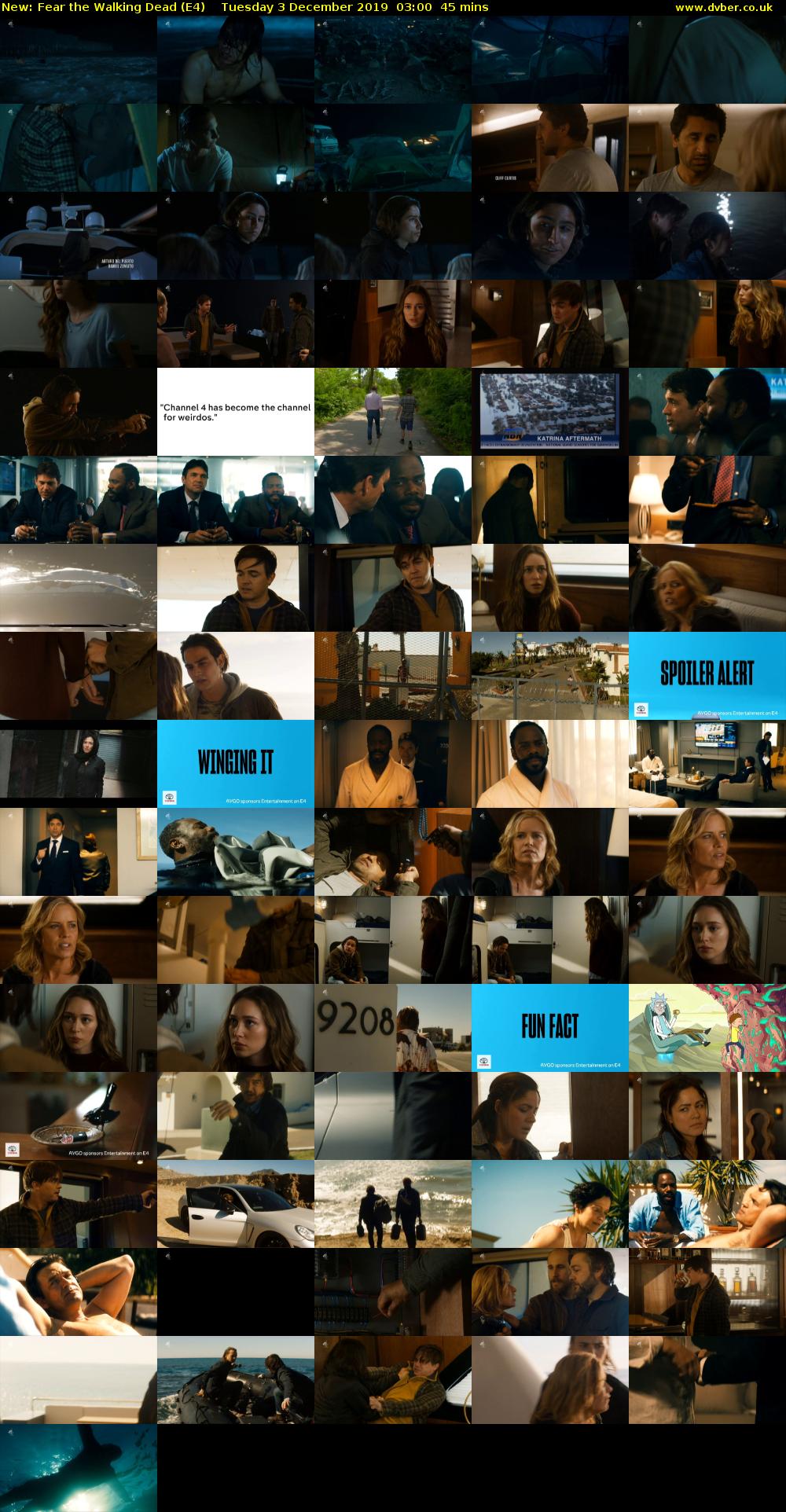 Fear the Walking Dead (E4) Tuesday 3 December 2019 03:00 - 03:45
