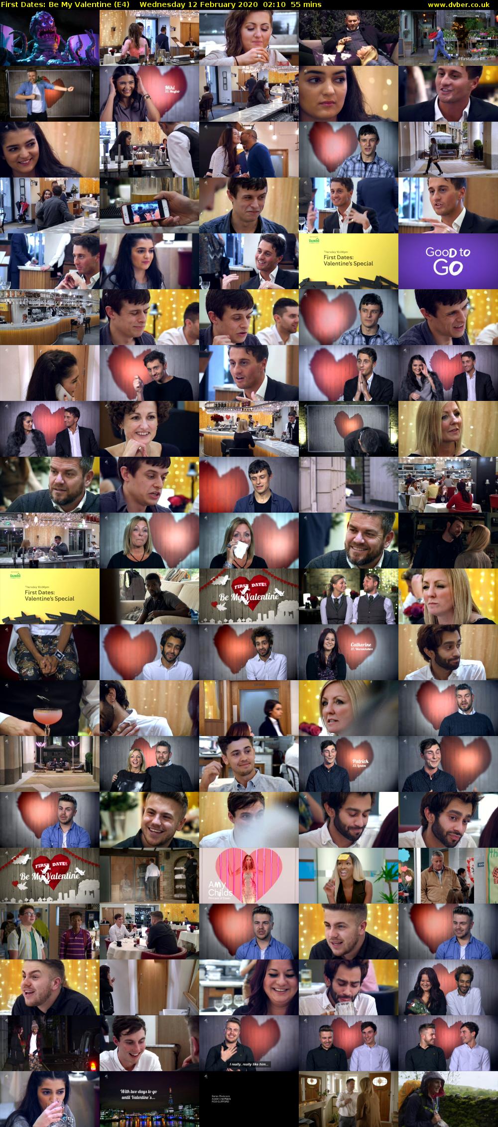First Dates: Be My Valentine (E4) Wednesday 12 February 2020 02:10 - 03:05