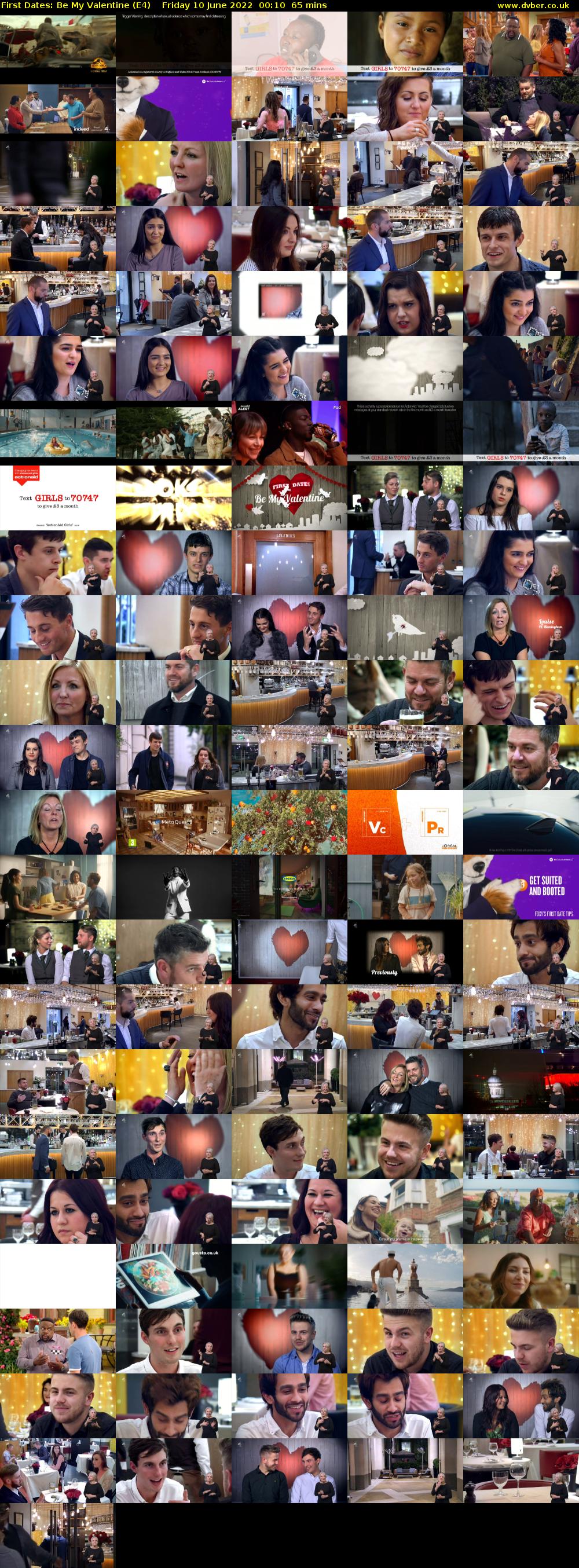 First Dates: Be My Valentine (E4) Friday 10 June 2022 00:10 - 01:15
