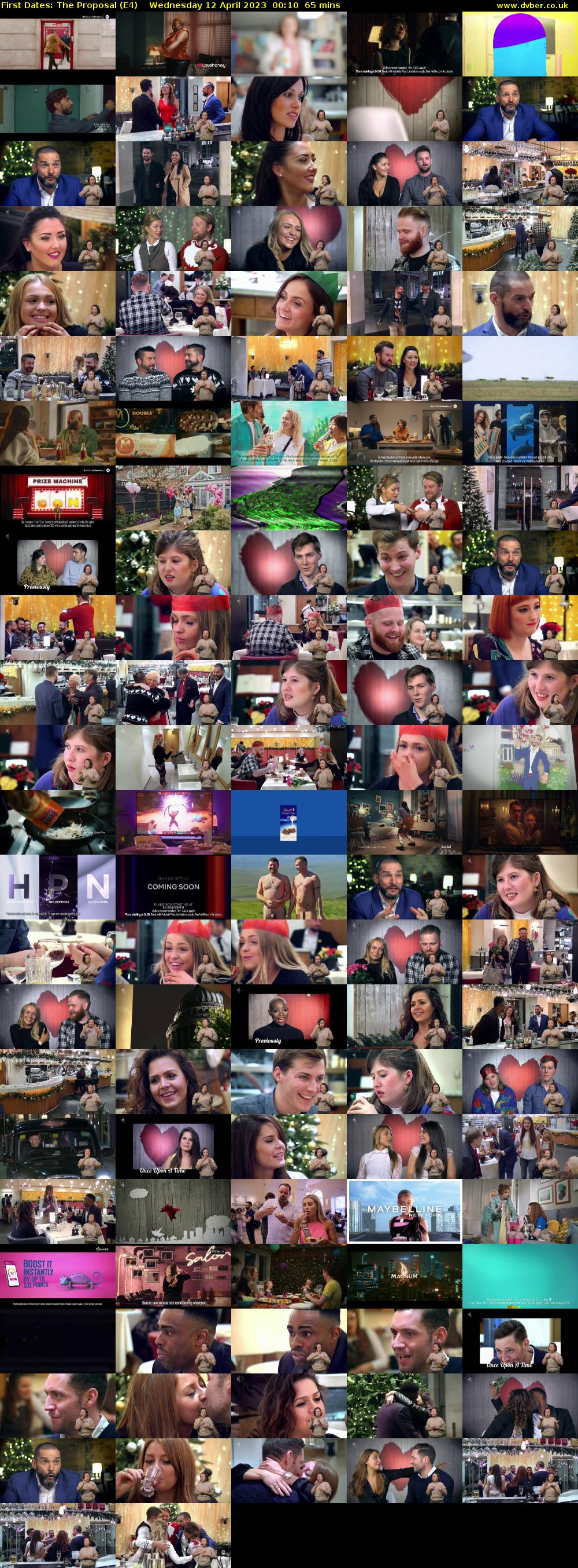 First Dates: The Proposal (E4) Wednesday 12 April 2023 00:10 - 01:15