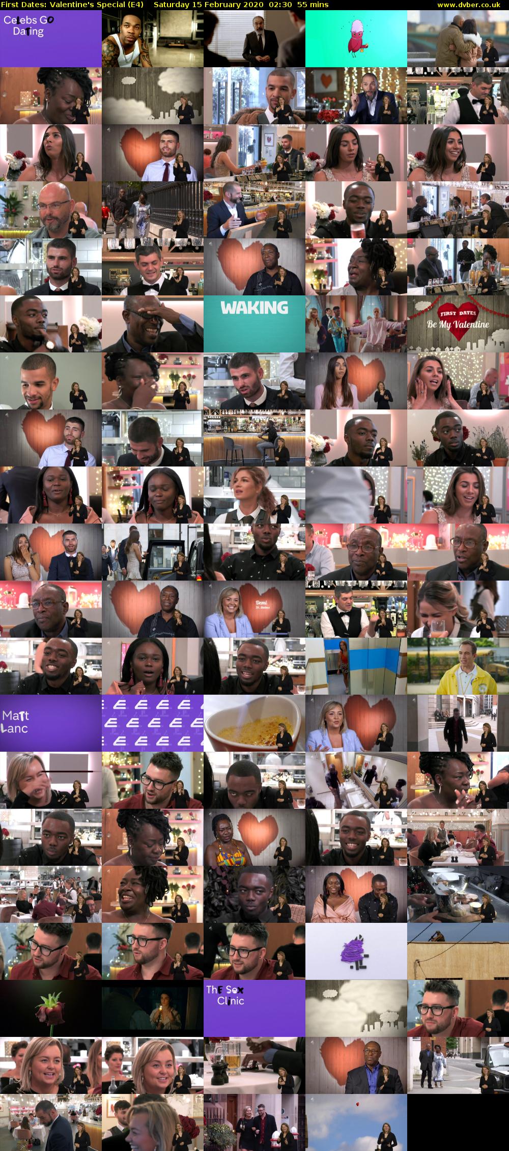First Dates: Valentine's Special (E4) Saturday 15 February 2020 02:30 - 03:25