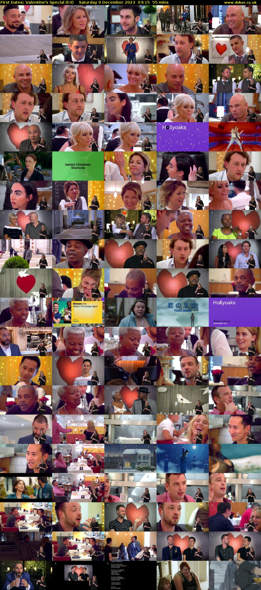 First Dates: Valentine's Special (E4) Saturday 9 December 2023 03:15 - 04:10