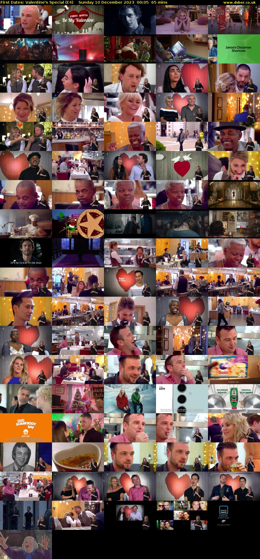 First Dates: Valentine's Special (E4) Sunday 10 December 2023 00:05 - 01:10