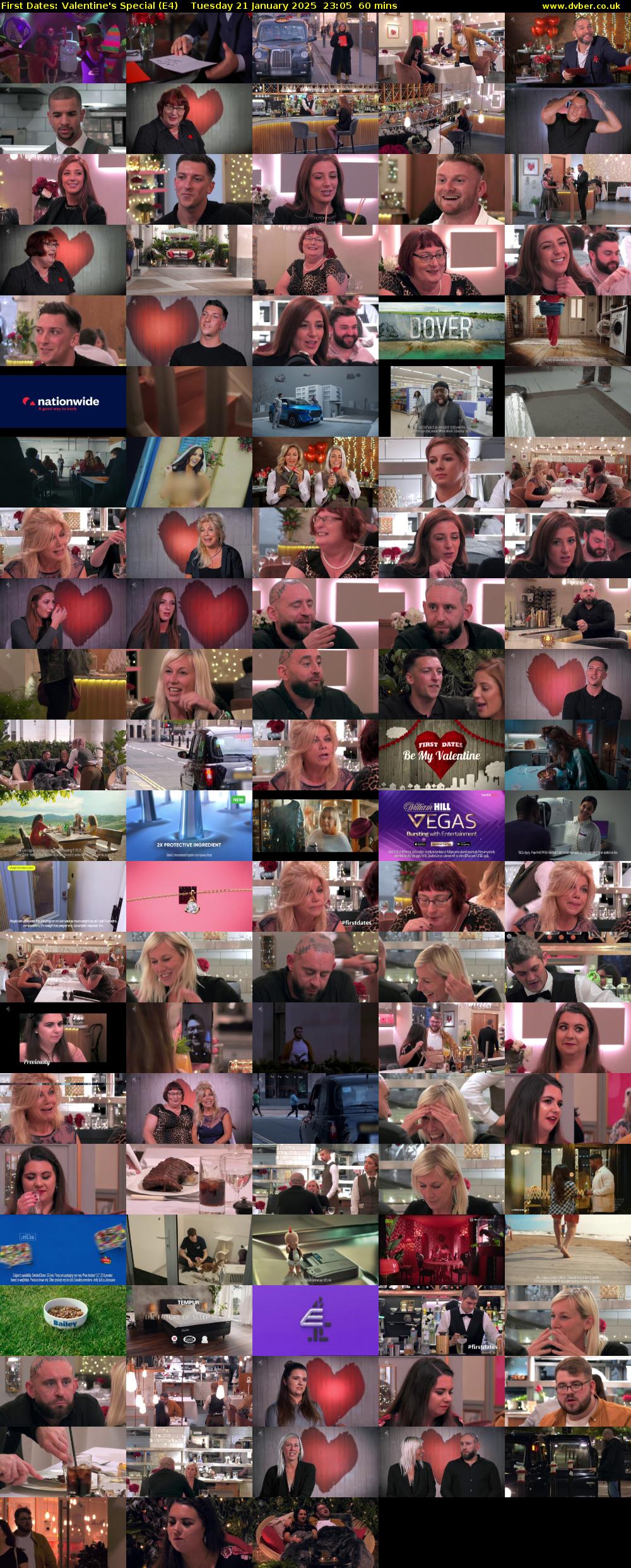 First Dates: Valentine's Special (E4) Tuesday 21 January 2025 23:05 - 00:05