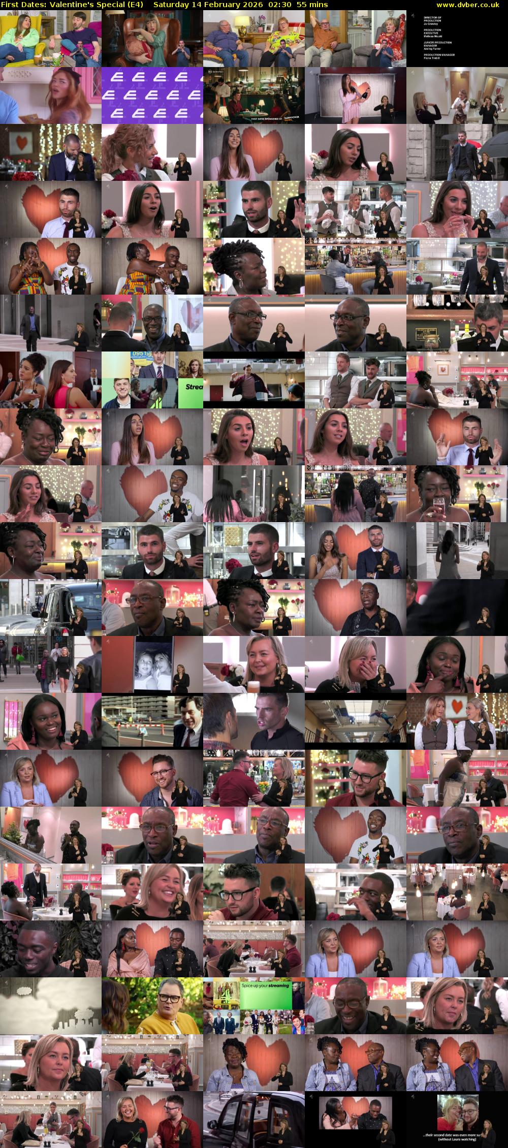 First Dates: Valentine's Special (E4) Saturday 14 February 2026 02:30 - 03:25