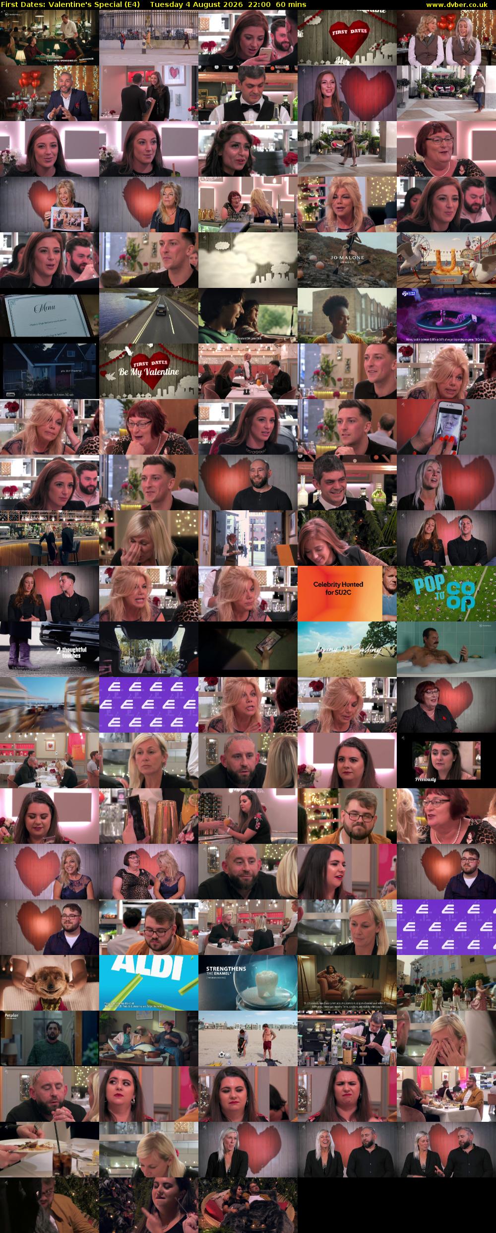 First Dates: Valentine's Special (E4) Tuesday 4 August 2026 22:00 - 23:00