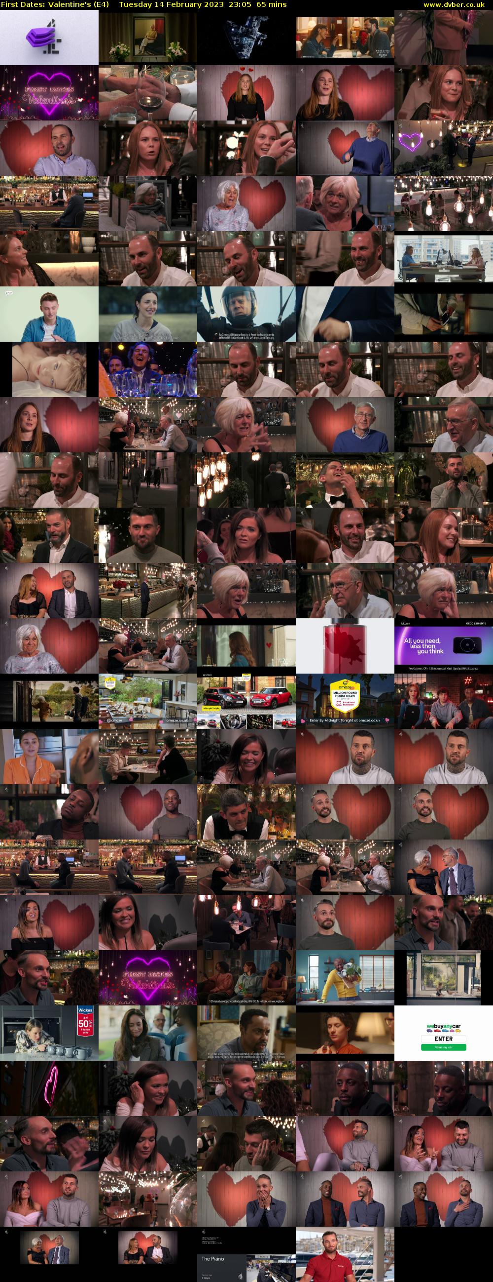 First Dates: Valentine's (E4) Tuesday 14 February 2023 23:05 - 00:10