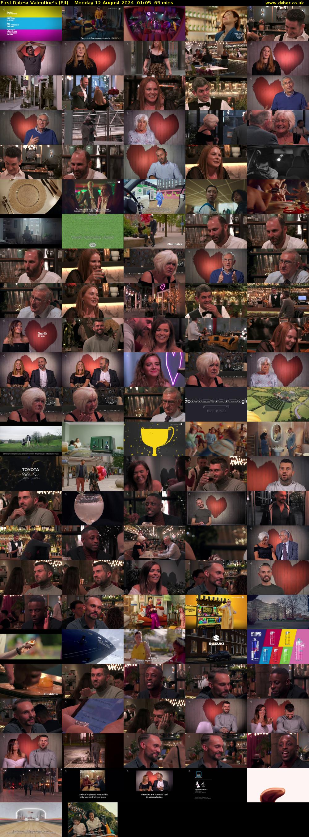 First Dates: Valentine's (E4) Monday 12 August 2024 01:05 - 02:10