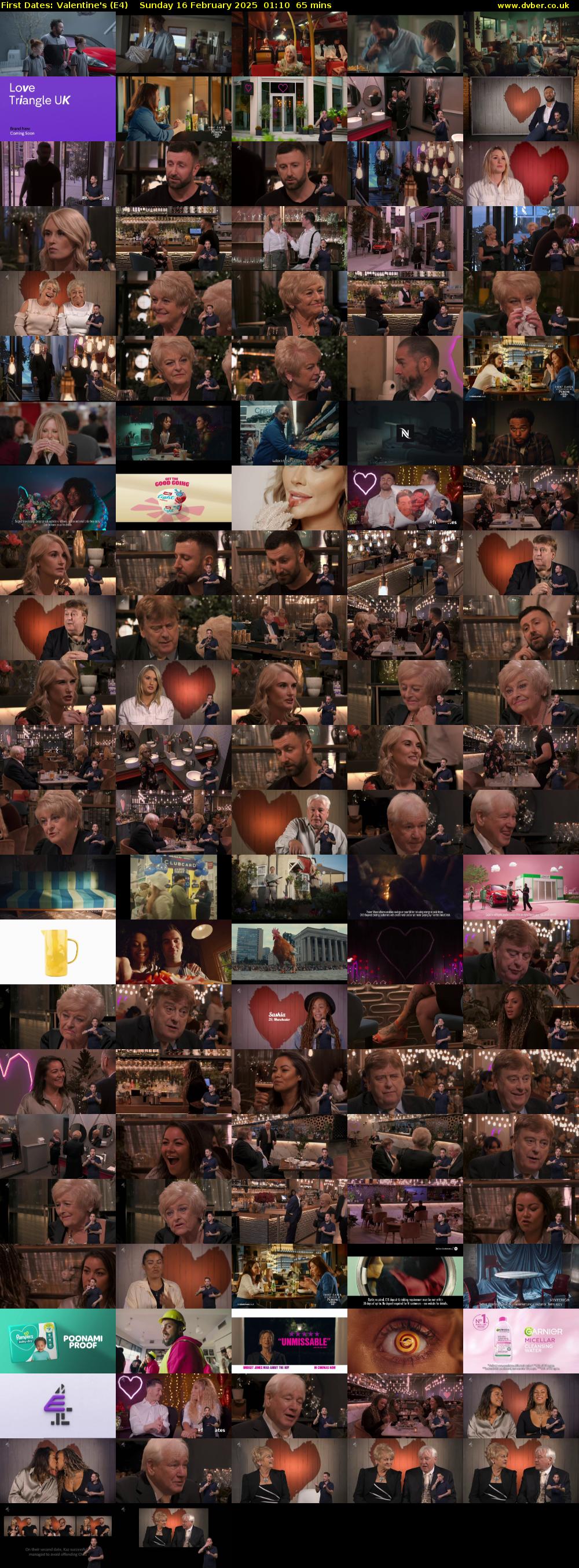 First Dates: Valentine's (E4) Sunday 16 February 2025 01:10 - 02:15