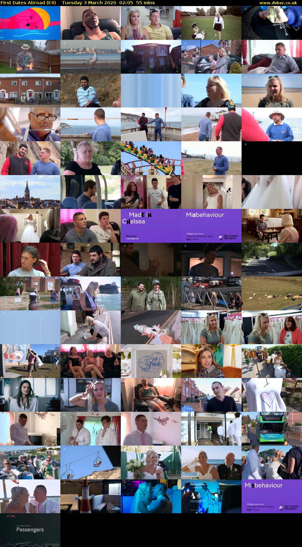 First Dates Abroad (E4) Tuesday 3 March 2020 02:05 - 03:00