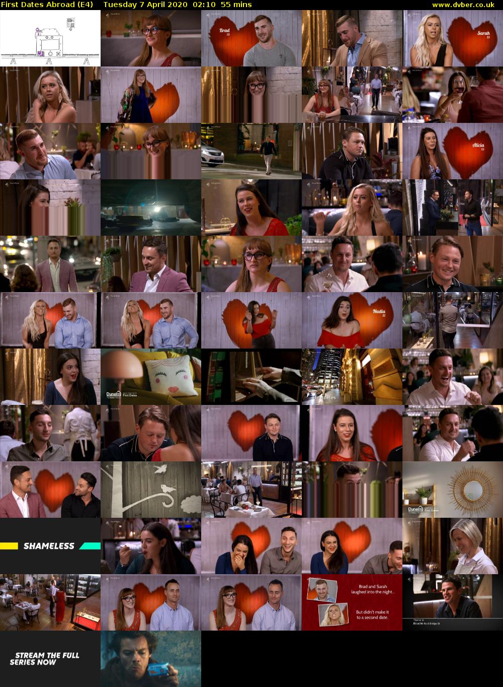 First Dates Abroad (E4) Tuesday 7 April 2020 02:10 - 03:05