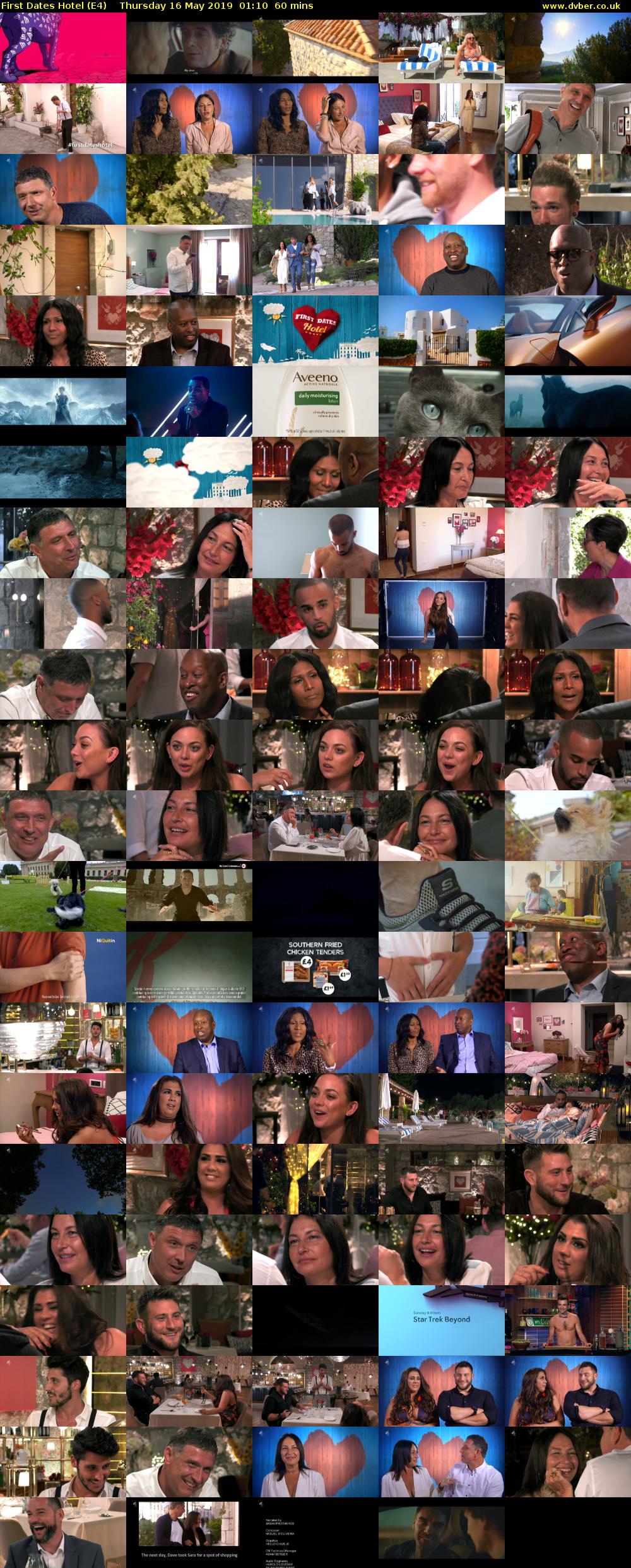 First Dates Hotel (E4) Thursday 16 May 2019 01:10 - 02:10