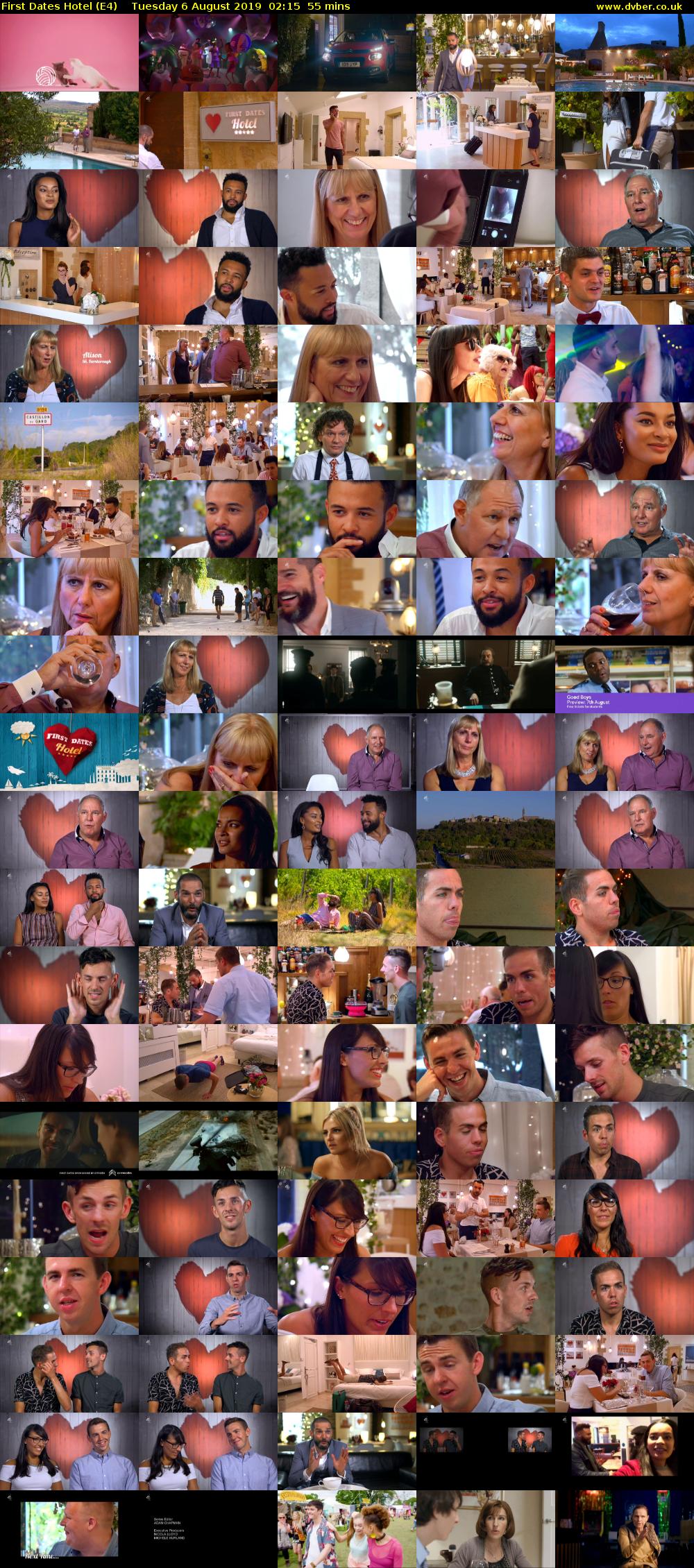 First Dates Hotel (E4) Tuesday 6 August 2019 02:15 - 03:10