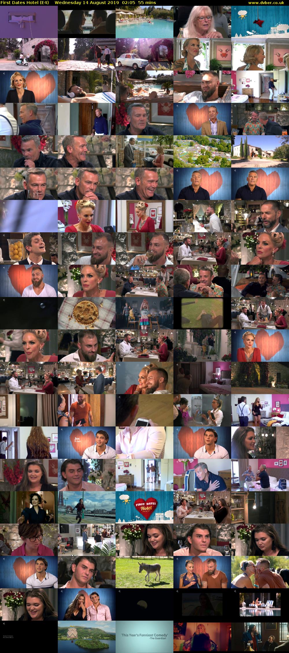 First Dates Hotel (E4) Wednesday 14 August 2019 02:05 - 03:00