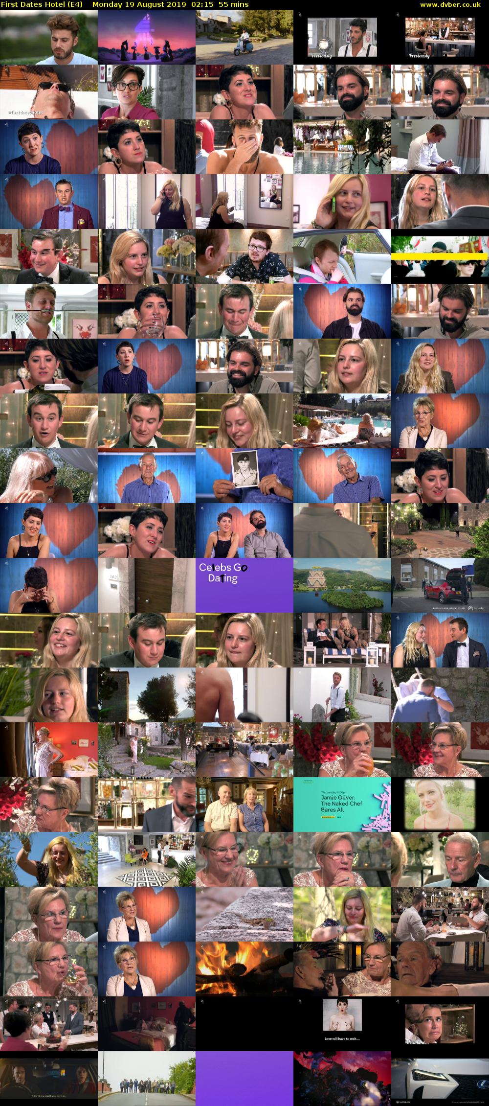 First Dates Hotel (E4) Monday 19 August 2019 02:15 - 03:10