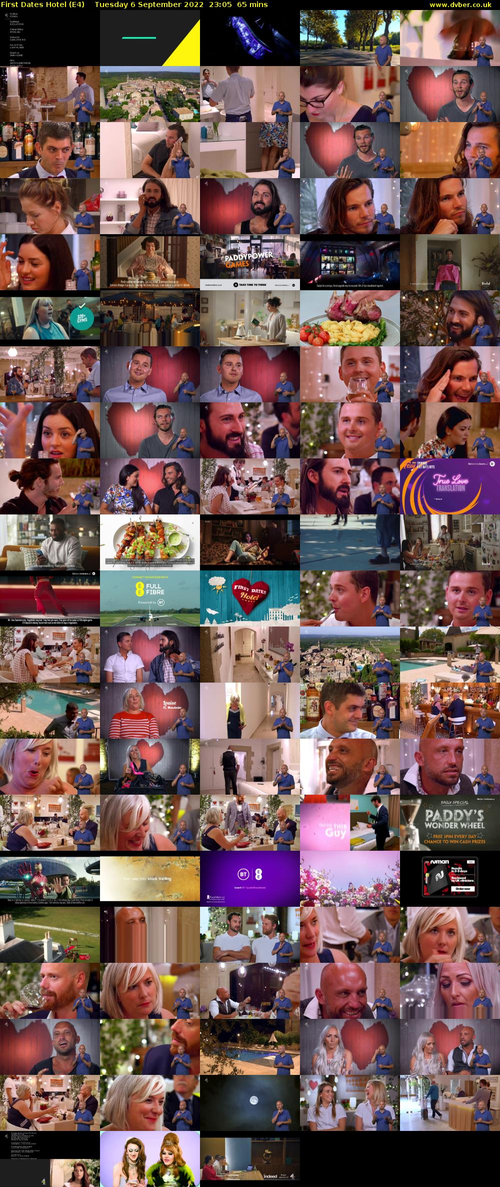 First Dates Hotel (E4) Tuesday 6 September 2022 23:05 - 00:10