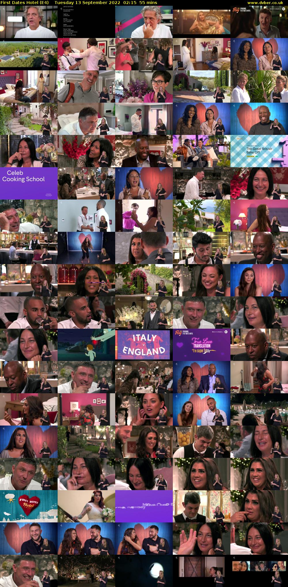 First Dates Hotel (E4) Tuesday 13 September 2022 02:15 - 03:10