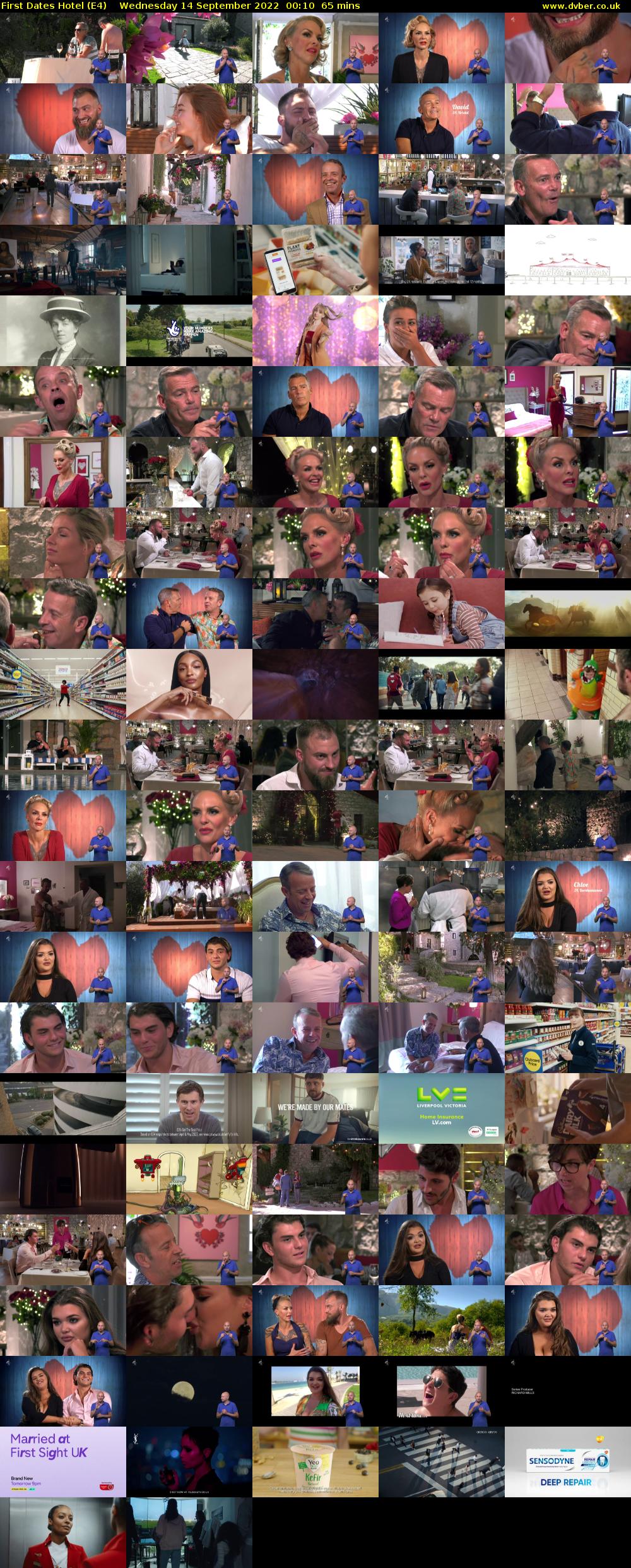 First Dates Hotel (E4) Wednesday 14 September 2022 00:10 - 01:15