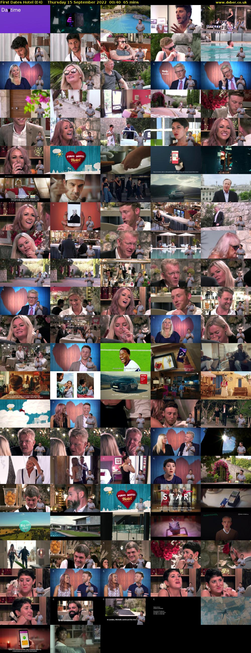 First Dates Hotel (E4) Thursday 15 September 2022 00:40 - 01:45