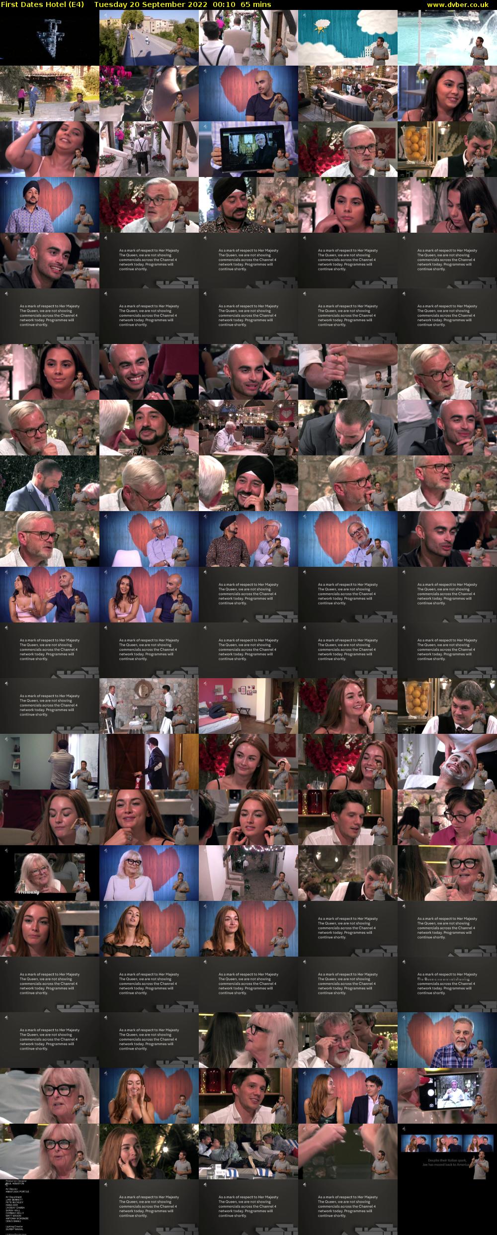 First Dates Hotel (E4) Tuesday 20 September 2022 00:10 - 01:15
