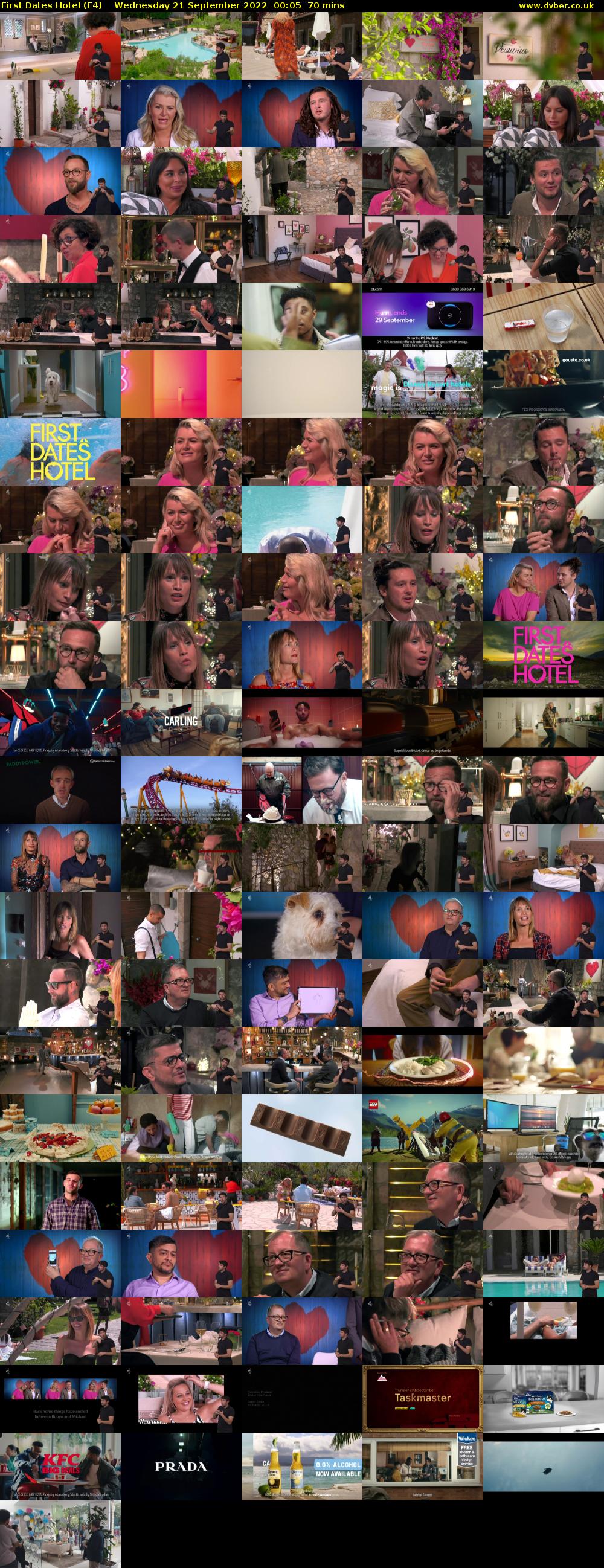 First Dates Hotel (E4) Wednesday 21 September 2022 00:05 - 01:15