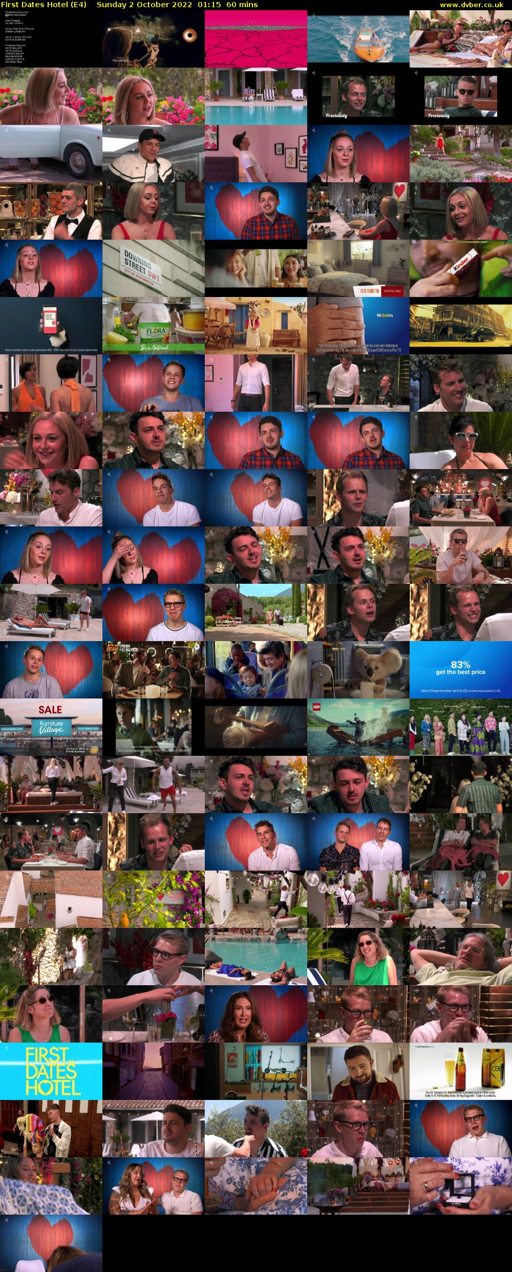 First Dates Hotel (E4) Sunday 2 October 2022 01:15 - 02:15